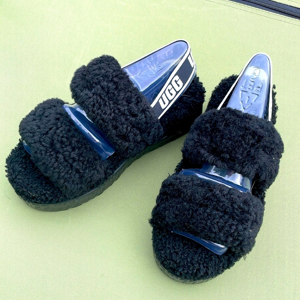 Platform Ugg Fluff Yeah Slippers